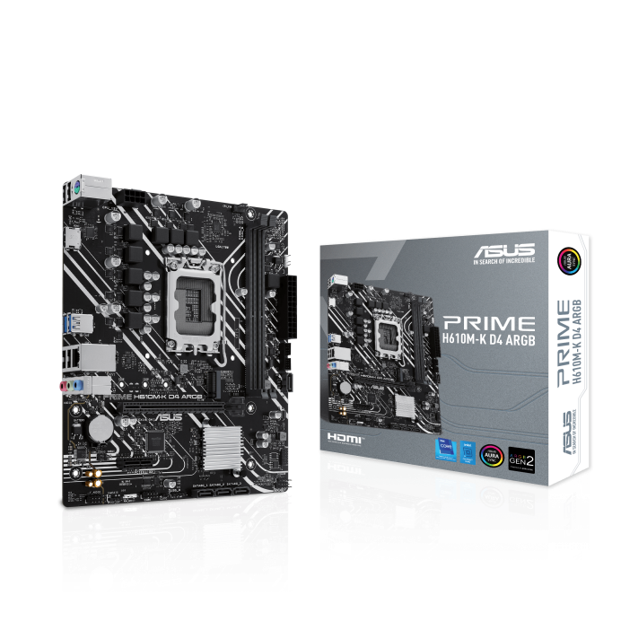 ASUS Prime H610M-K D4 ARGB